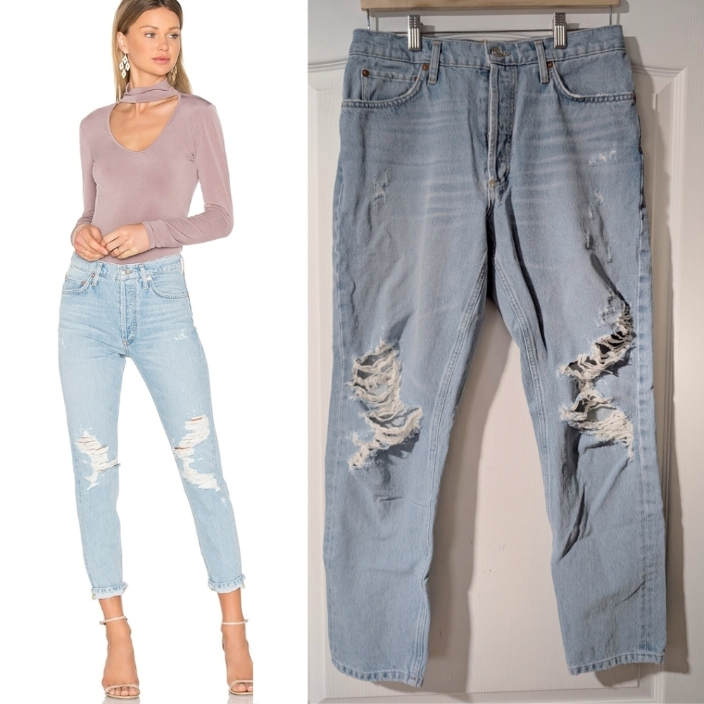 {See Comments} AGOLDE | Jamie High Rise Classic In Evermore